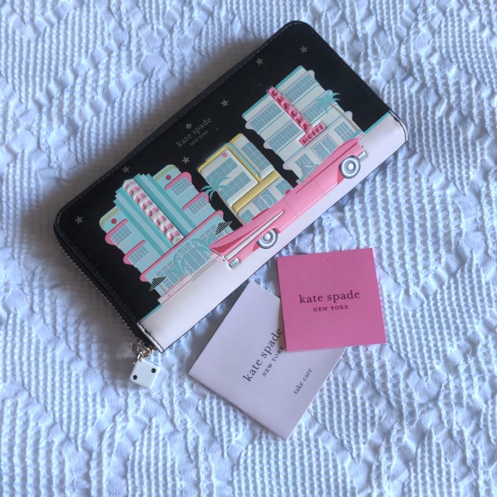Kate Spade Wallet limited edition Pink Cadillac